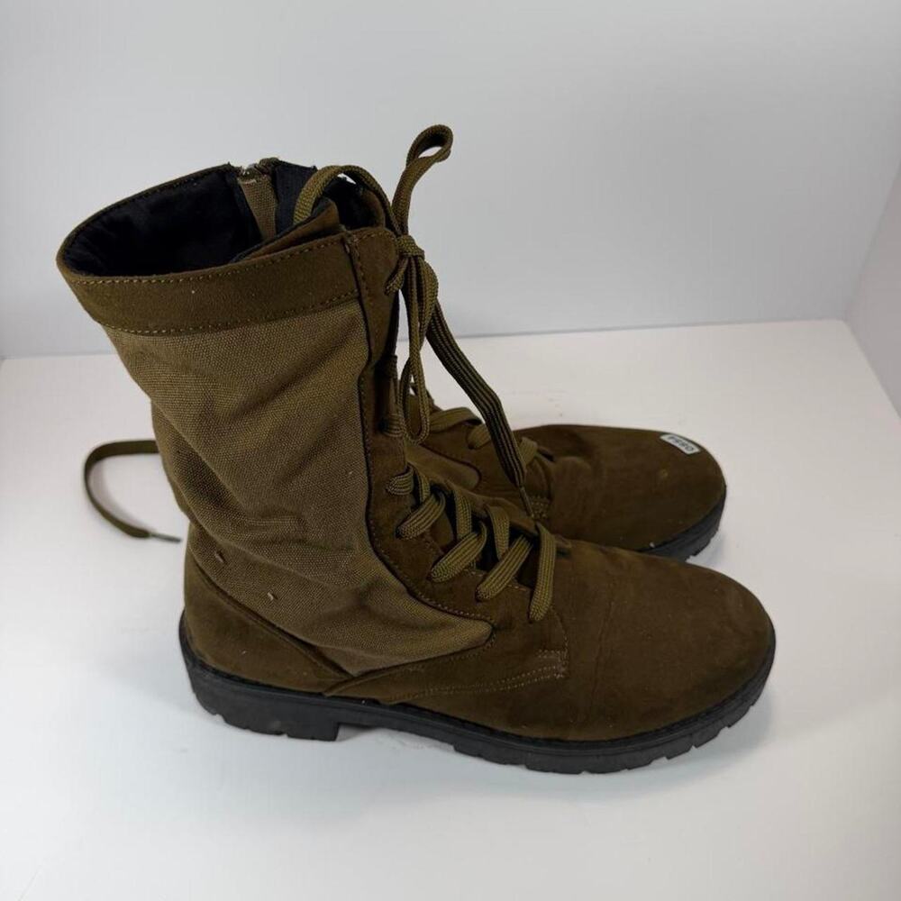 Rouge Helium Women's Olive Combat Boot Size 10